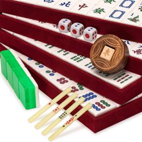 img 2 attached to Enhance Your Mah Jongg Experience with Yellow Mountain Imports Accessories and Tile Games