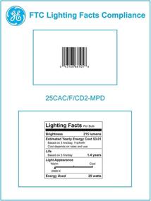 img 1 attached to 💡 GE Lighting 66105 - Enhancing Lumen Output with Candelabra Design