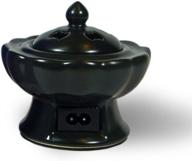 lotus black electric incense burner heater - type 110v, 18w, temperature range: 80-220°c логотип