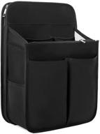 🎒 waterproof black rucksack organizer insert with zipper - vancore backpack insert for travel nylon shoulder bag logo