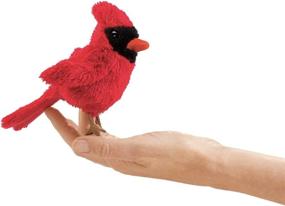 img 4 attached to Folkmanis Mini Cardinal Finger Puppet