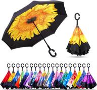 ☂️ innovative unisex inverted inside out umbrella - perfect umbrellas for all logo