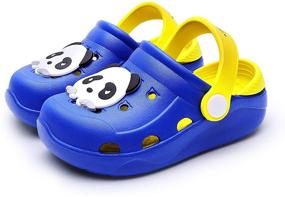 img 4 attached to Get Ready for Summer with N C 🐼 Shoes: Lightweight Sandals and Slip Slippers for Panda Boys!