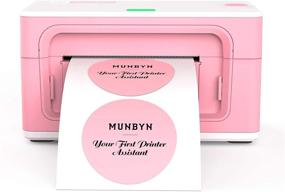 img 4 attached to 📦 Pink Shipping Label Printer: Upgraded 2.0 MUNBYN Label Maker for Shipping Packages - 4x6 Thermal Printer | Ideal for Home Business | Compatible with Amazon, Etsy, Ebay, Shopify, FedEx
