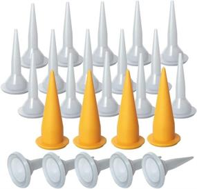 img 2 attached to BELAROKO Sausage Caulking Gun Tips Cone Nozzles - 10 Pieces for Enhanced SEO