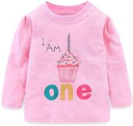 🎂 cute cartoon long sleeve birthday shirt for little girls at mud kingdom logo