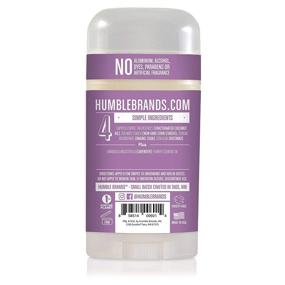 img 3 attached to 🌿 Humble Brands All Natural Aluminum Free Deodorant Stick: Lasting All-Day Protection for Women and Men, Safe and Cruelty Free – Mountain Lavender