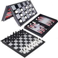 ♟️ luoyer chessboard set for beginners - magnetic, black and white logo