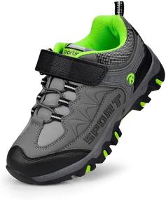 img 4 attached to Waterproof Kids Sneaker for Outdoor Hiking - Biacolum Boys & Girls Shoes