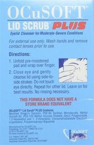 img 1 attached to 🧼 OCuSOFT Lid Scrub Plus Pre-Moistened Pads - 30 Count