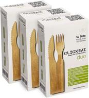 revolutionary clickeat retail fork knife: sustainable & biodegradable cutlery logo