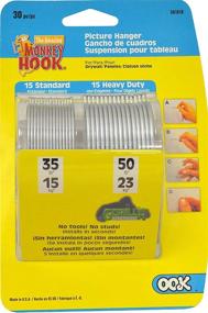 img 3 attached to 🐵 OOK 591818 Monkey Hook: Heavy-Duty Picture Hanger for Drywall - 30 Pack