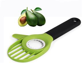 img 4 attached to UNIQUEE Avocado Skinner Comfort Grip Silicone