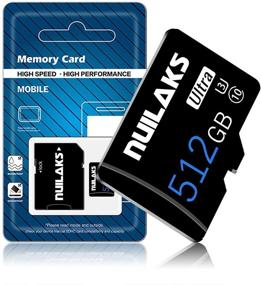 img 3 attached to High-Capacity 512GB Micro SD Card and Adapter, Class 10 MicroSD Card for Nintendo Switch, Android Smartphone, Digital Camera, Tablet, and Drone
