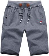 👖 gunlire boys' clothing: casual drawstring elastic waistband with convenient pockets logo