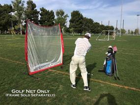 img 2 attached to 🏌️ Optimize Your Swing with PowerNet Golf Practice Net - 7ft x 7ft Replacement Net, 49 sqft Hitting Area - Perfect for Backyards, Driveways, and Garages!