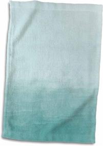 img 2 attached to Creamy Watercolor Ombre Towel Multicolor