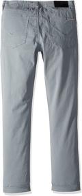 img 1 attached to Hudson Boys' Slim Leg Pant with Double Roll Cuff