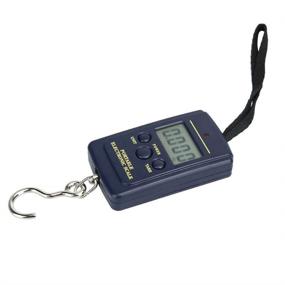 img 2 attached to 🎣 AlepTau Portable Fishing Scale 88lb/40kg - Pocket Size Multi-functionals Pro Scale with Tare Back-lit LCD Display for Fishing, Digital Kitchen Scales, and Fish Weighing