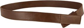 img 3 attached to Myself Belts Leather Buckle: Premium Men's Accessories and Belts for Stylish Toddlers !