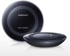 img 2 attached to 🔌 Samsung Qi Certified Fast Charge Wireless Charging Pad - Bulk Packaging - Black | Compatible with Galaxy S10, iPhone 11 & Other Qi Smartphones | Built-in Cool Fan for Quick Charging