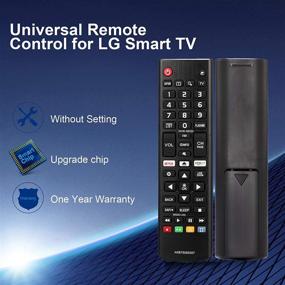 img 1 attached to Universal LG Smart TV Remote Control AKB75095307 - 📺 Compatible with All LG Models LCD LED 3D HDTV Smart TVs