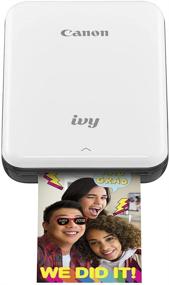 img 4 attached to Canon IVY Mini Photo Printer For Smartphones (Slate Gray) - Sticky-Back Prints