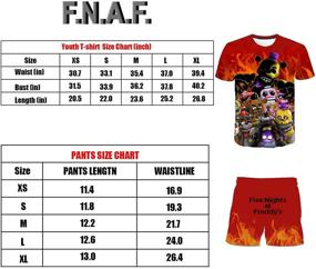 img 1 attached to Large Boys' Clothing: Cartoon FNAF 1 Printed T Shirts