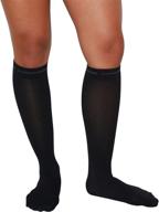 multipurpose compression socks: optimal support for running, nursing, tennis, basketball, travel, flying, maternity pregnancy & shin splints logo