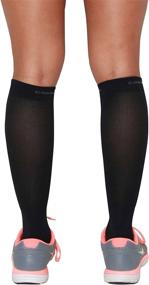 img 2 attached to Multipurpose Compression Socks: Optimal Support for Running, Nursing, Tennis, Basketball, Travel, Flying, Maternity Pregnancy & Shin Splints