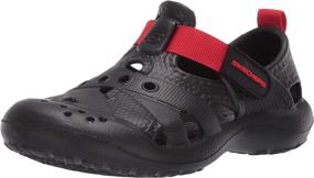 img 4 attached to Skechers Boys Cali Sandal Charcoal – Comfortable Boys' Sandals