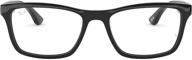 🕶️ shiny ray ban square prescription eyeglasses rx5279 logo