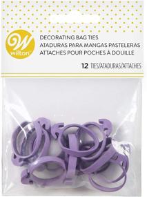 img 4 attached to 🧁 12 штук зажимы для кондитерского мешка Wilton - высококачественные резиновые зажимы для кондитерских мешков для оптимальной производительности.