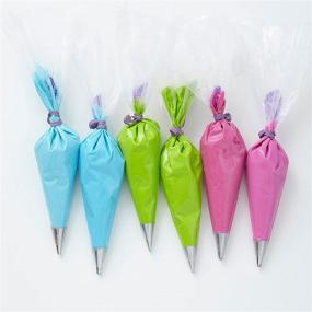 img 1 attached to 🧁 12 штук зажимы для кондитерского мешка Wilton - высококачественные резиновые зажимы для кондитерских мешков для оптимальной производительности.