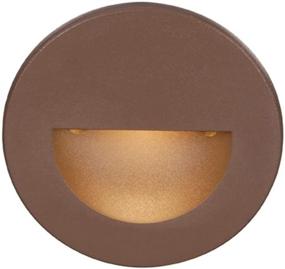 img 1 attached to 🔆 WAC Lighting WL-LED300-C-BZ: Stylish Circular Scoop LED Step Light with 4W Power and Bronze Finish