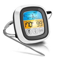 digital thermometer probe instant backlight sensitive logo