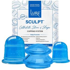 img 4 attached to 🍊 Lure Essentials Sculpt Cupping Set: Effective Cellulite Removal with Anti Cellulite Cupping and Massager
