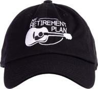 ann arbor t-shirt co. retirement plan guitar funny musician humor men women joke baseball dad hat black - enhanced seo logo