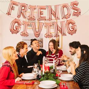 img 3 attached to 🎈 Friendsgiving Balloons Rose Gold - 16 Inch | Perfect Decorations for Friendsgiving & Thanksgiving Parties