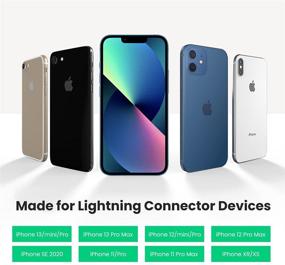 img 1 attached to 🎧UGREEN Apple с сертификацией MFi переходник Lightning на 3,5 мм - адаптер для наушников для iPhone, совместим с iPhone 13 Mini, 12 Pro, SE, 11 Pro Max, X, XR, XS, 8, 8P - серый