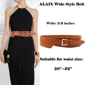 img 3 attached to ALAIX Vintage Dresses Jumpsuit Waistband Women's Accessories and Belts