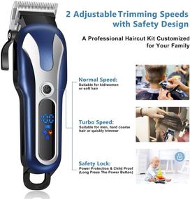 img 3 attached to Hair Clippers Men Professional Upgraded