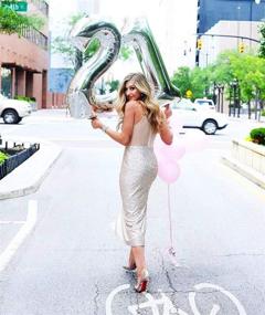 img 1 attached to 🎈 Extra Large 40 Inch Silver Number 3 Balloon – Jumbo Size Digit Mylar Foil Helium Balloons for Birthday Parties, Graduations, Wedding Anniversaries, Baby Showers, Engagements, and Photo Shoots – Celebration Decorations Supplies