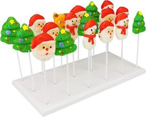 img 3 attached to 🍰 Showcasing Handcrafted Delights: Wood Cake Pop Stand Display