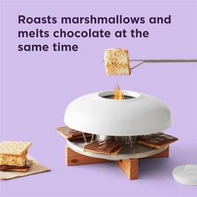 img 2 attached to 🍫 Chef'n Sweet Spot Smores Maker: Create Perfect Smores with Ease, 5.8 inches tall, White