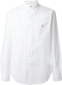 img 2 attached to 👔 RALPH LAUREN Men's Oxford Button Sleeve Clothing