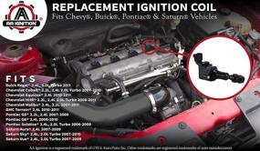 img 2 attached to 🚗 Катушка зажигания - совместима с автомобилями Buick, Chevy, GMC, Pontiac, Saturn - 2.4L, 2.2L, 2.0L Turbo - Malibu, HHR, Cobalt, Equinox, Terrain, G6 - Заменяет оригинальные номера деталей 12638824, 12578224, D522C.