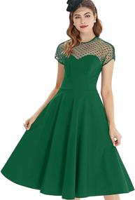 img 4 attached to 👗 GownTown Women's Clothing: Splicing Picnic Cocktail Attire