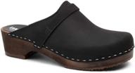 leather men's shoes: sandgrens swedish wooden clogs in mules & clogs logo
