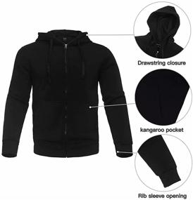 img 1 attached to Спортивный костюм Zusmen для бега с полной молнией